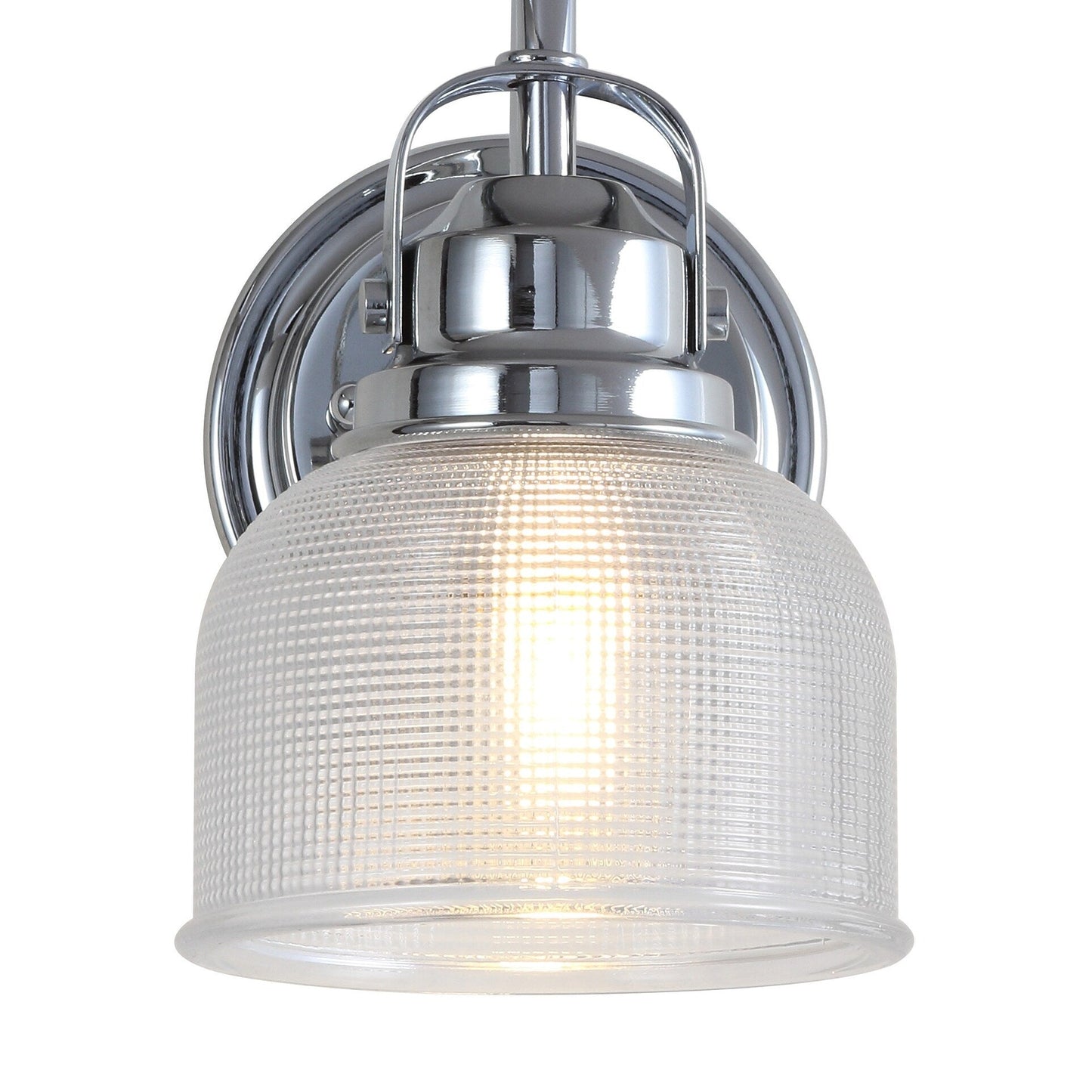 Applique murale LED Shirley en métal et verre, par JONATHAN Y