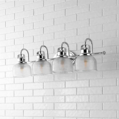 Applique murale LED Shirley en métal et verre, par JONATHAN Y