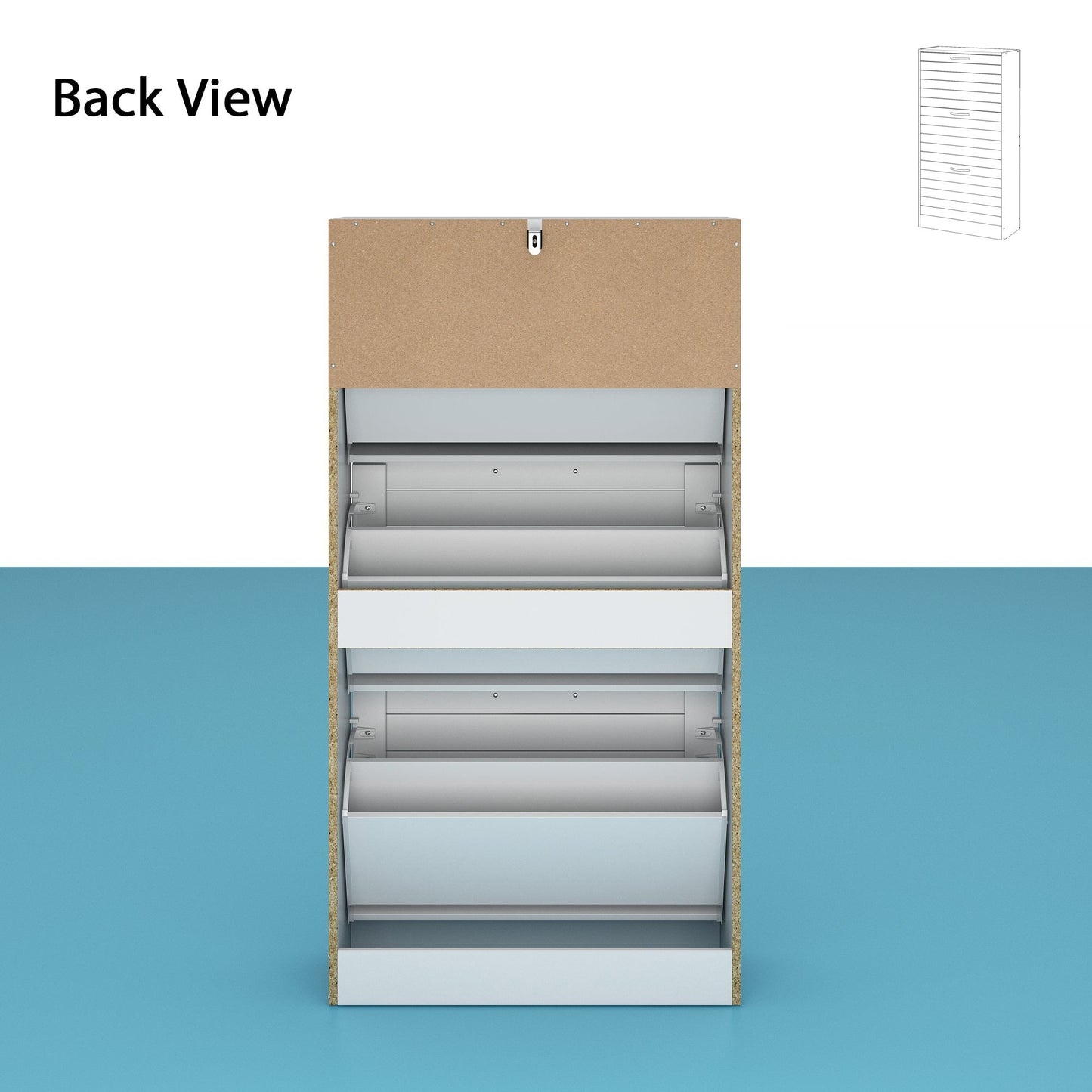 Meuble de rangement à chaussures moderne pour entrée et couloir