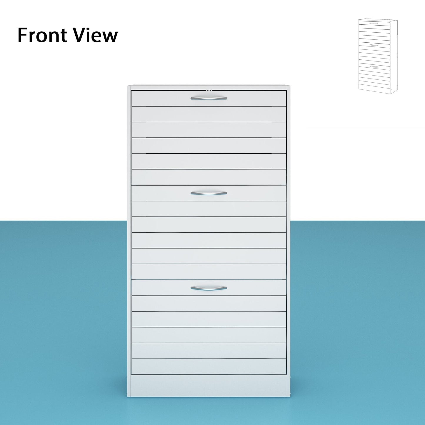 Meuble de rangement à chaussures moderne pour entrée et couloir