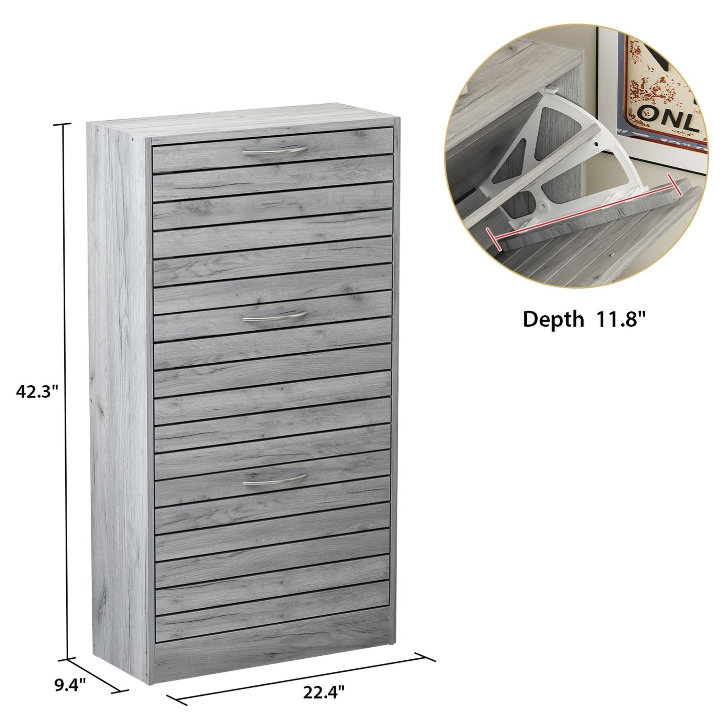 Meuble de rangement à chaussures moderne pour entrée et couloir