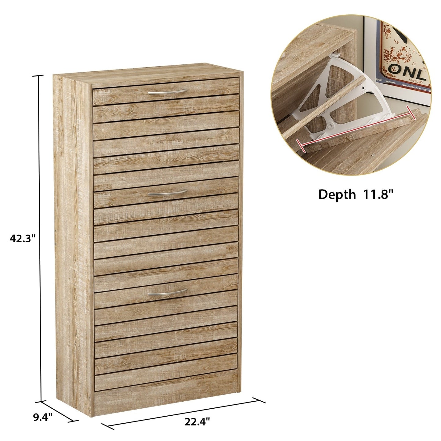 Meuble de rangement à chaussures moderne pour entrée et couloir