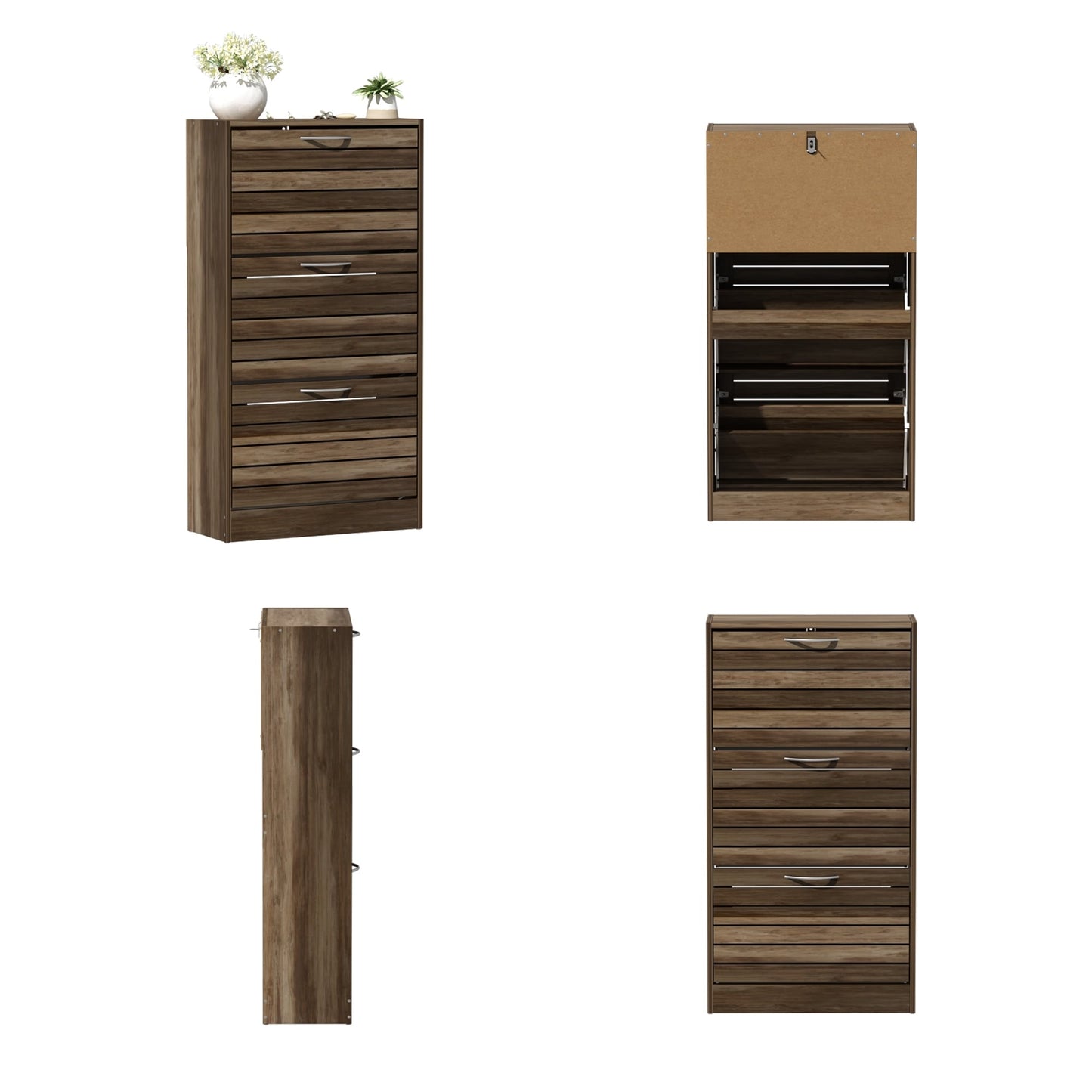 Meuble de rangement à chaussures moderne pour entrée et couloir