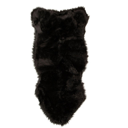 Tapis en fausse fourrure de mouton Silver Orchid Parrott