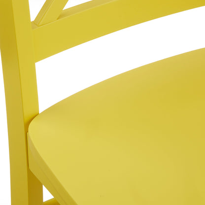 Chaises de salle à manger de style cottage de style simple (lot de 2)