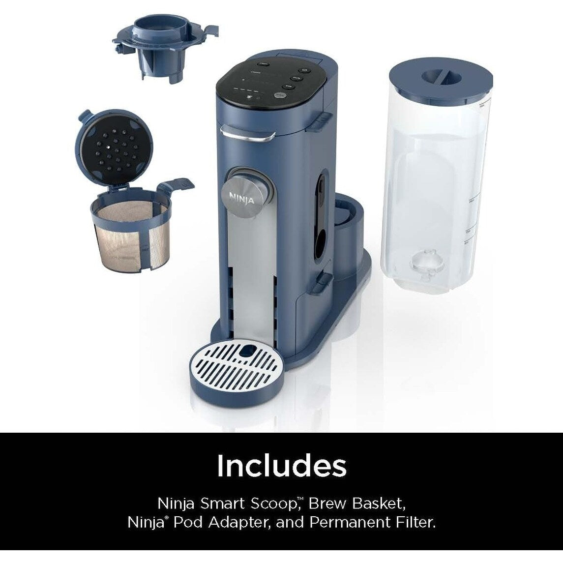 Cafetière à portion individuelle, compatible K-Cup, réservoir de 1,6 l, 6 à 68 cl, option café glacé