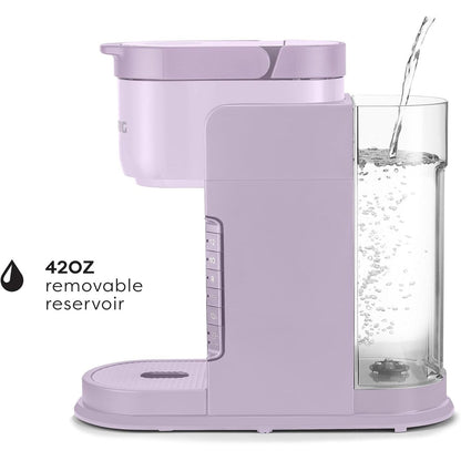 Cafetière K-Cup à dose unique, 3 tailles d'infusion, infusion forte, réservoir de 1,27 kg, lavande