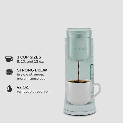 Cafetière K-Cup à dose unique, 3 tailles d'infusion, infusion forte, réservoir de 1,27 kg, menthe