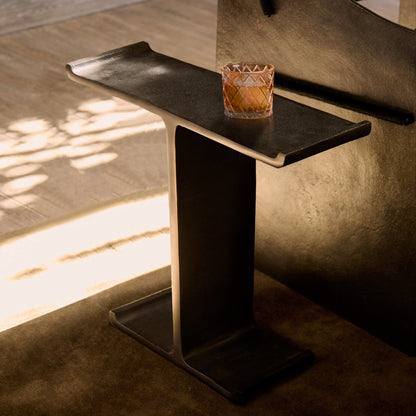Table d'appoint à poutre en I