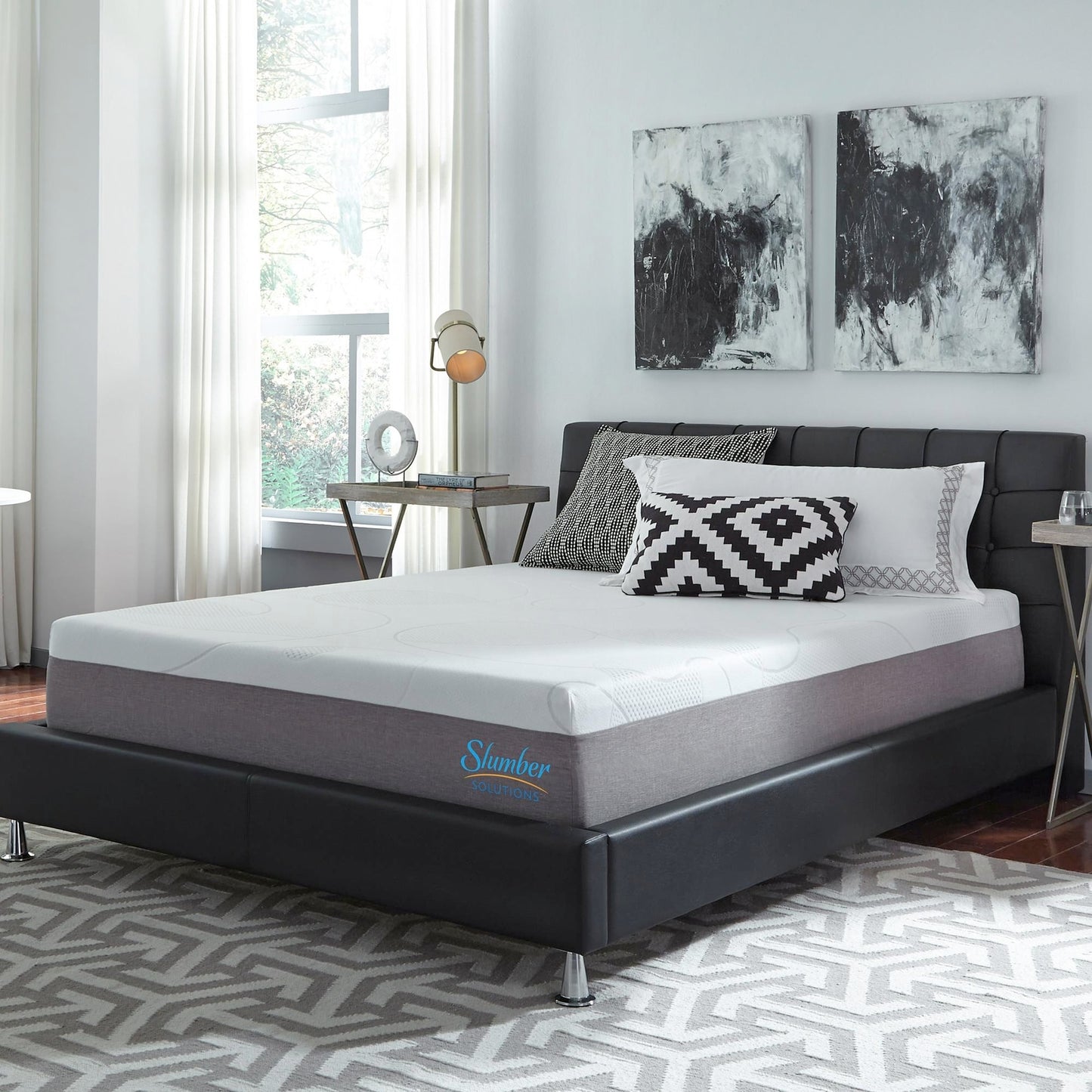 Matelas en mousse à mémoire de forme gel Slumber Solutions de 12 pouces Choisissez votre confort
