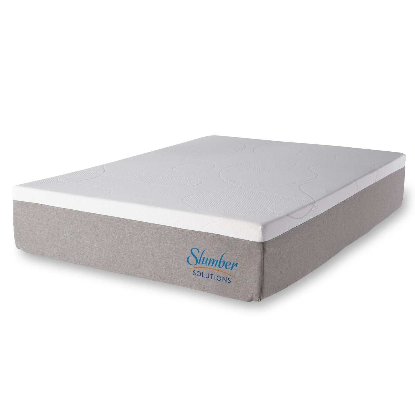 Matelas Slumber Solutions 14 pouces en mousse à mémoire de forme gel Choisissez votre confort - Blanc