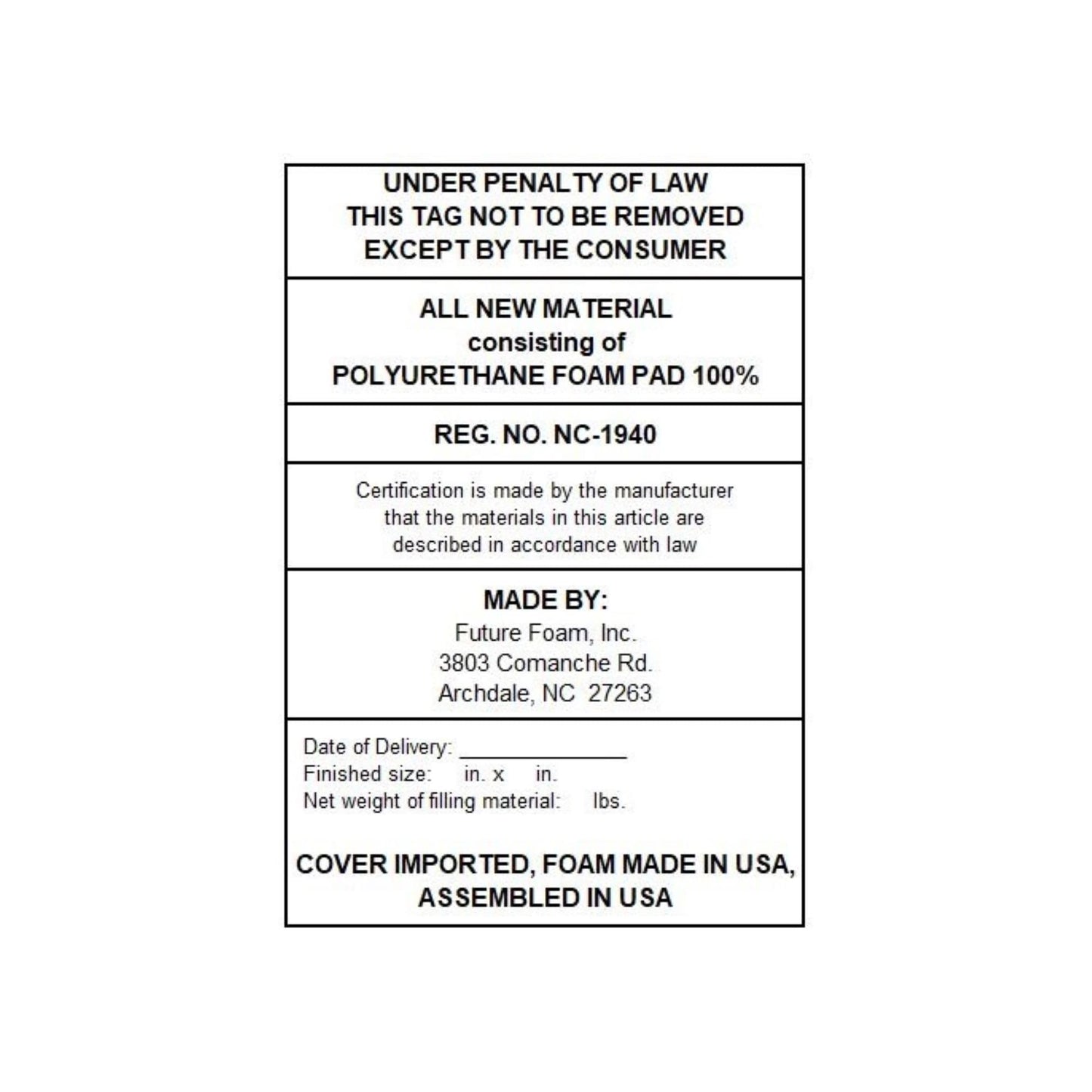 Matelas en mousse viscoélastique NRGel Signature de 14 po de Slumber Solutions