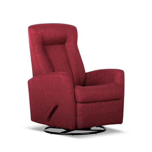 Fauteuil inclinable pivotant à bascule de 29,5 pouces de largeur