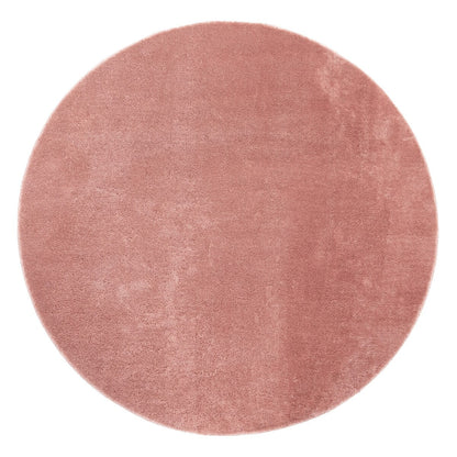 Tapis doux et lavable avec envers antidérapant, disponible en couleurs unies.