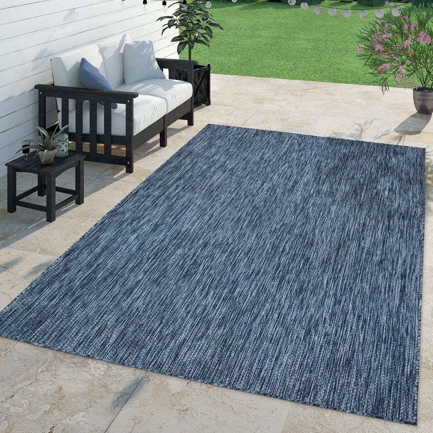 Tapis d'extérieur imperméable à motifs variés pour terrasse