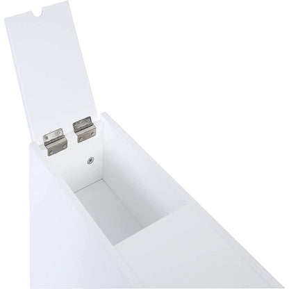 Meuble de rangement de salle de bain Spirich Home Slim, porte-papier toilette autoportant, tiroir coulissant pour meuble de salle de bain