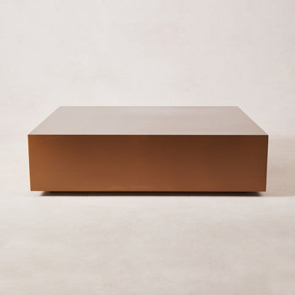 Table basse en cuivre