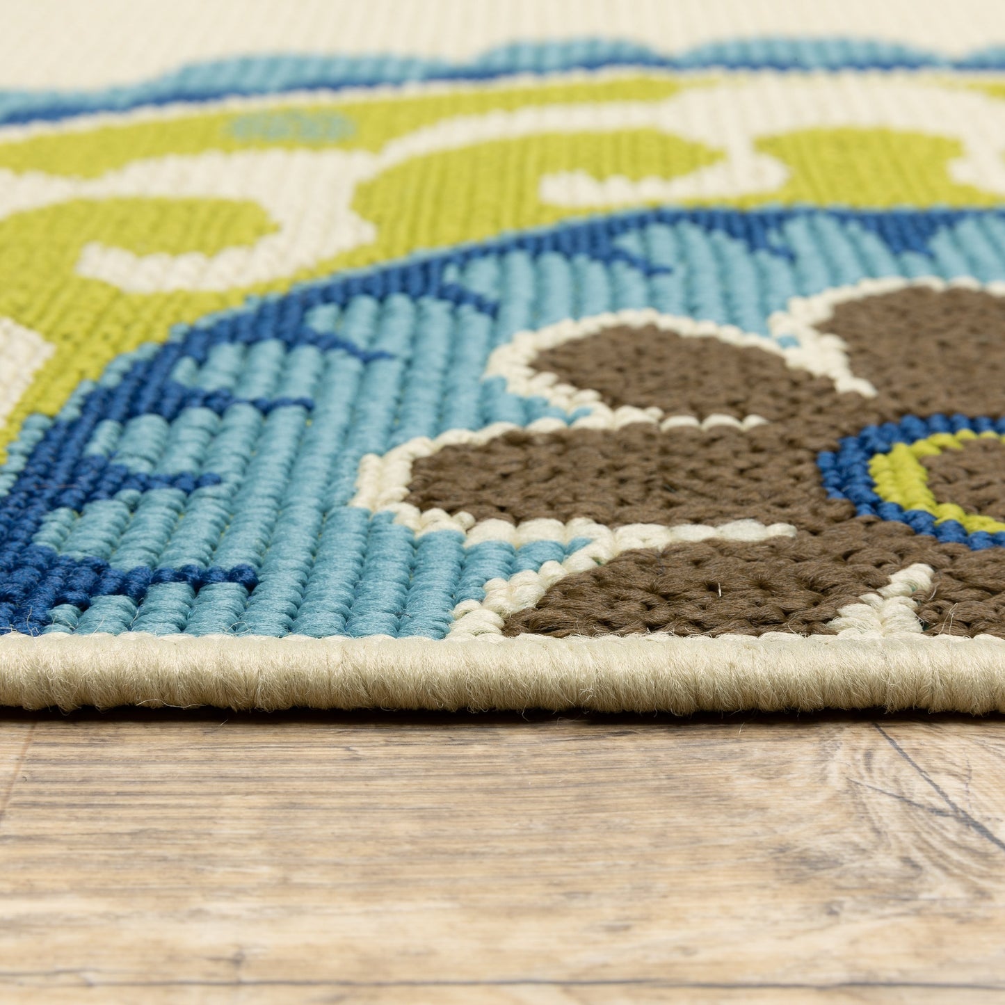 Tapis d'intérieur/extérieur Vista Home Catalina à médaillons floraux