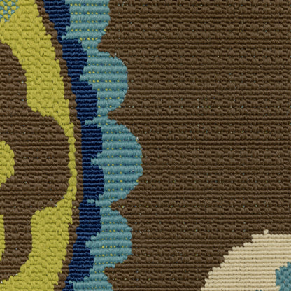 Tapis d'intérieur/extérieur Vista Home Catalina à médaillons floraux