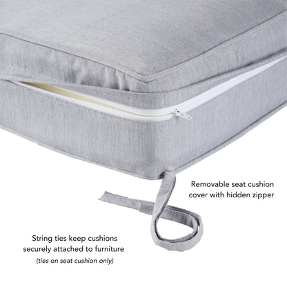 Ensemble de coussins d'extérieur haut de gamme Sunbrella 2 pièces