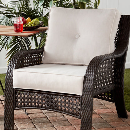 Ensemble de coussins d'extérieur haut de gamme Sunbrella 2 pièces