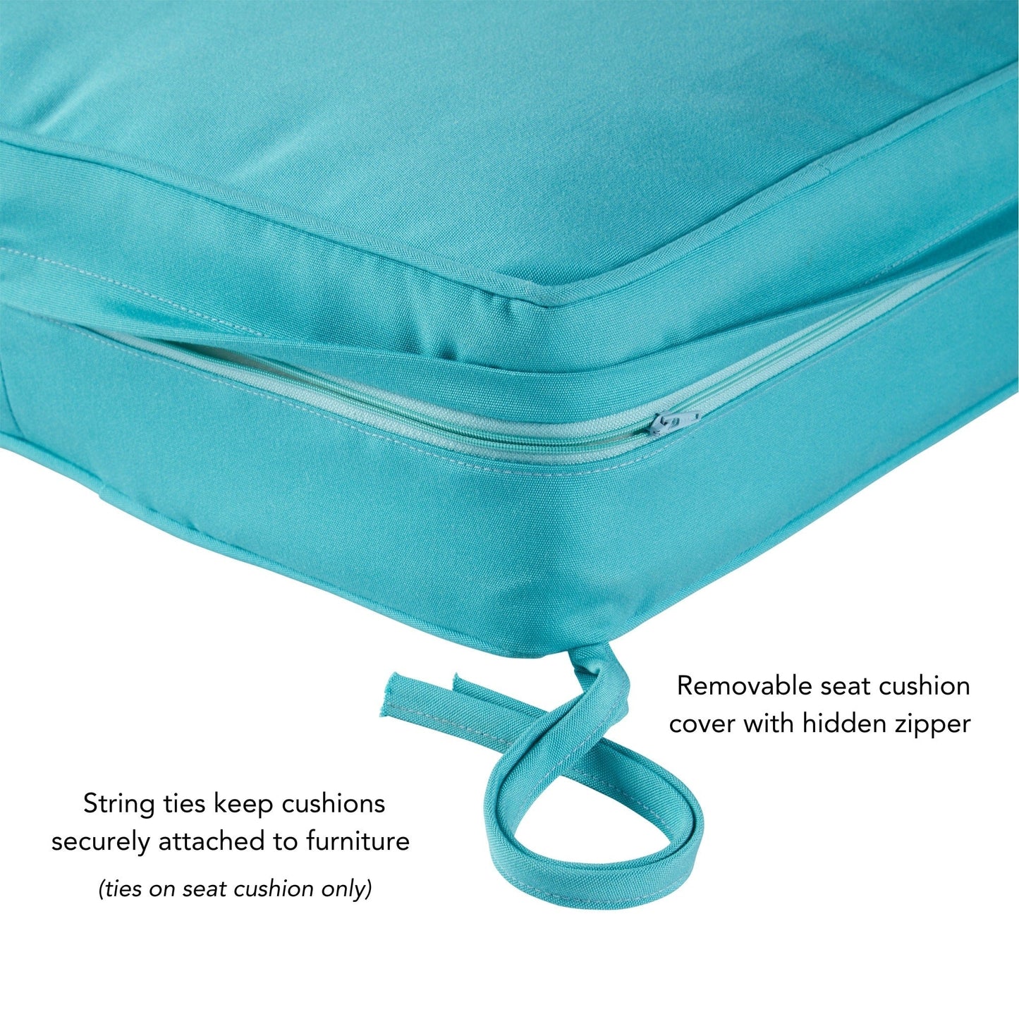 Ensemble de coussins d'extérieur haut de gamme Sunbrella 2 pièces