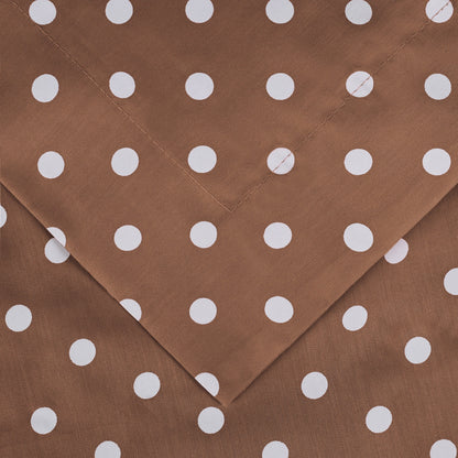 Parure de lit en mélange de coton à pois 600 fils au pouce carré de qualité supérieure