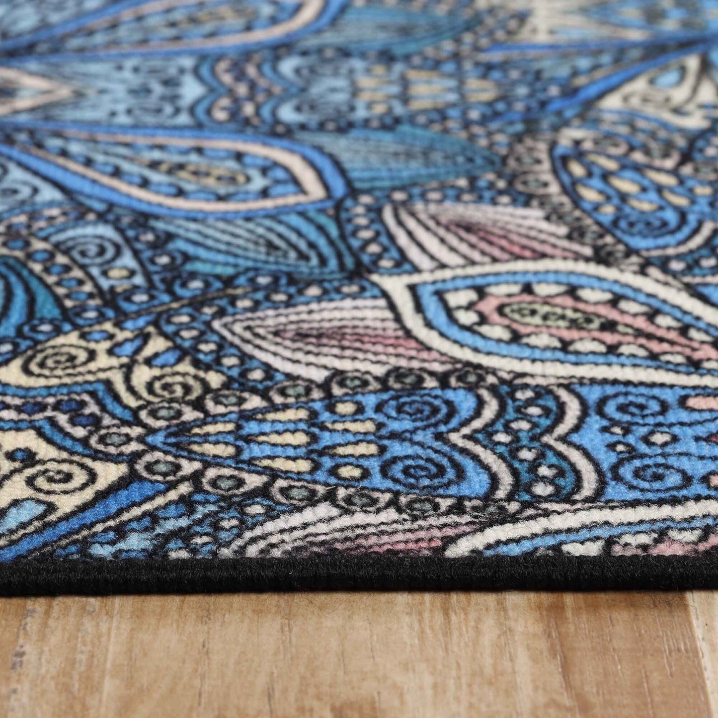 Tapis d'intérieur/extérieur antidérapant Superior Cassidy Floral Boho