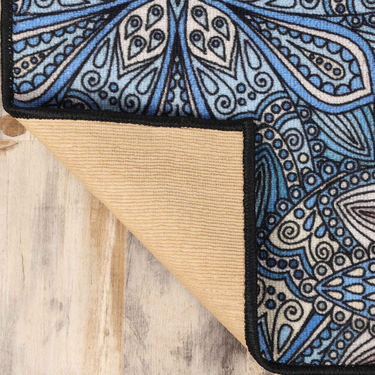 Tapis d'intérieur/extérieur antidérapant Superior Cassidy Floral Boho