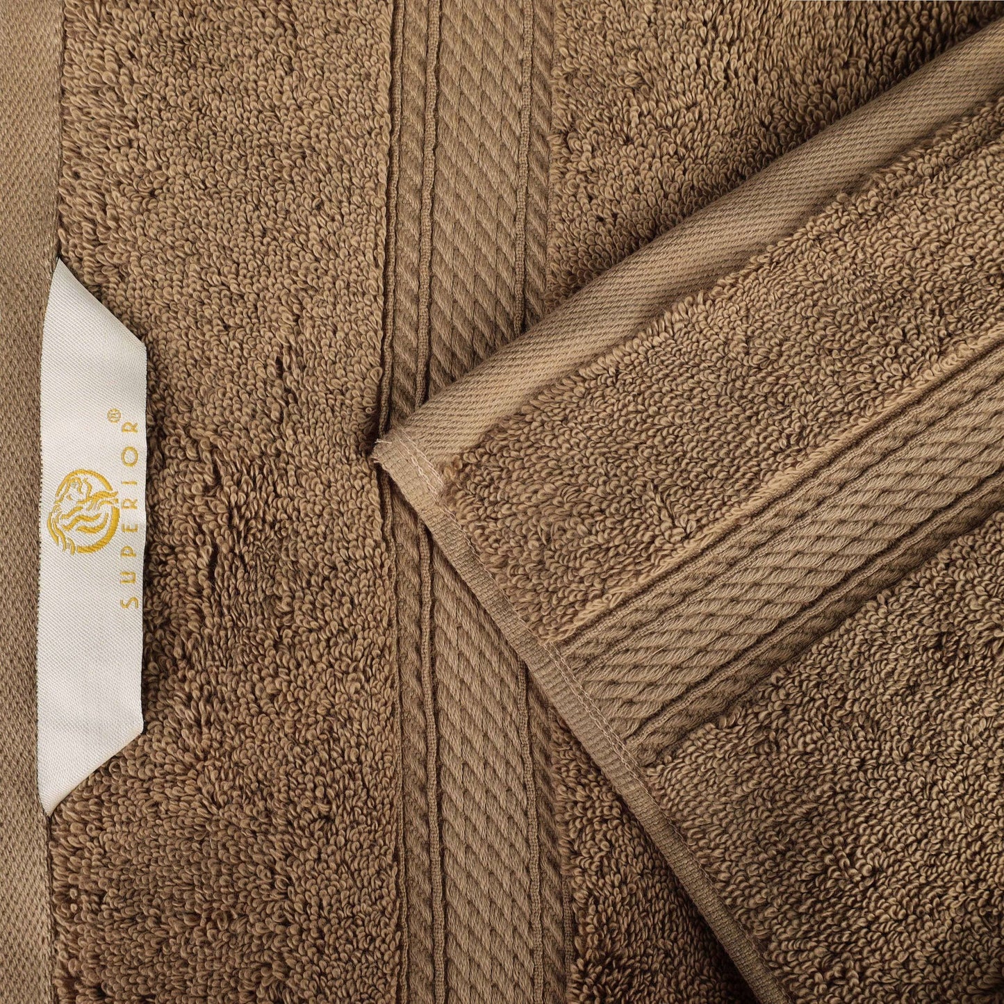 Ensemble de 10 serviettes en coton égyptien épais de qualité supérieure