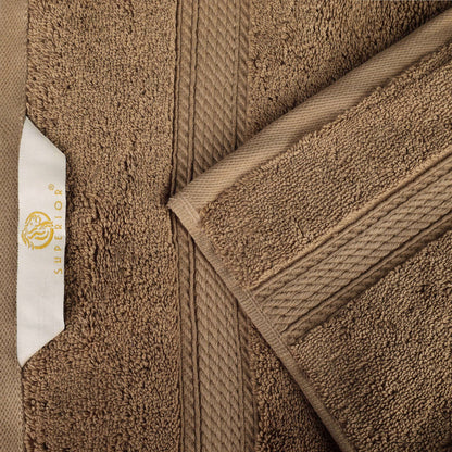 Ensemble de 10 serviettes en coton égyptien épais de qualité supérieure