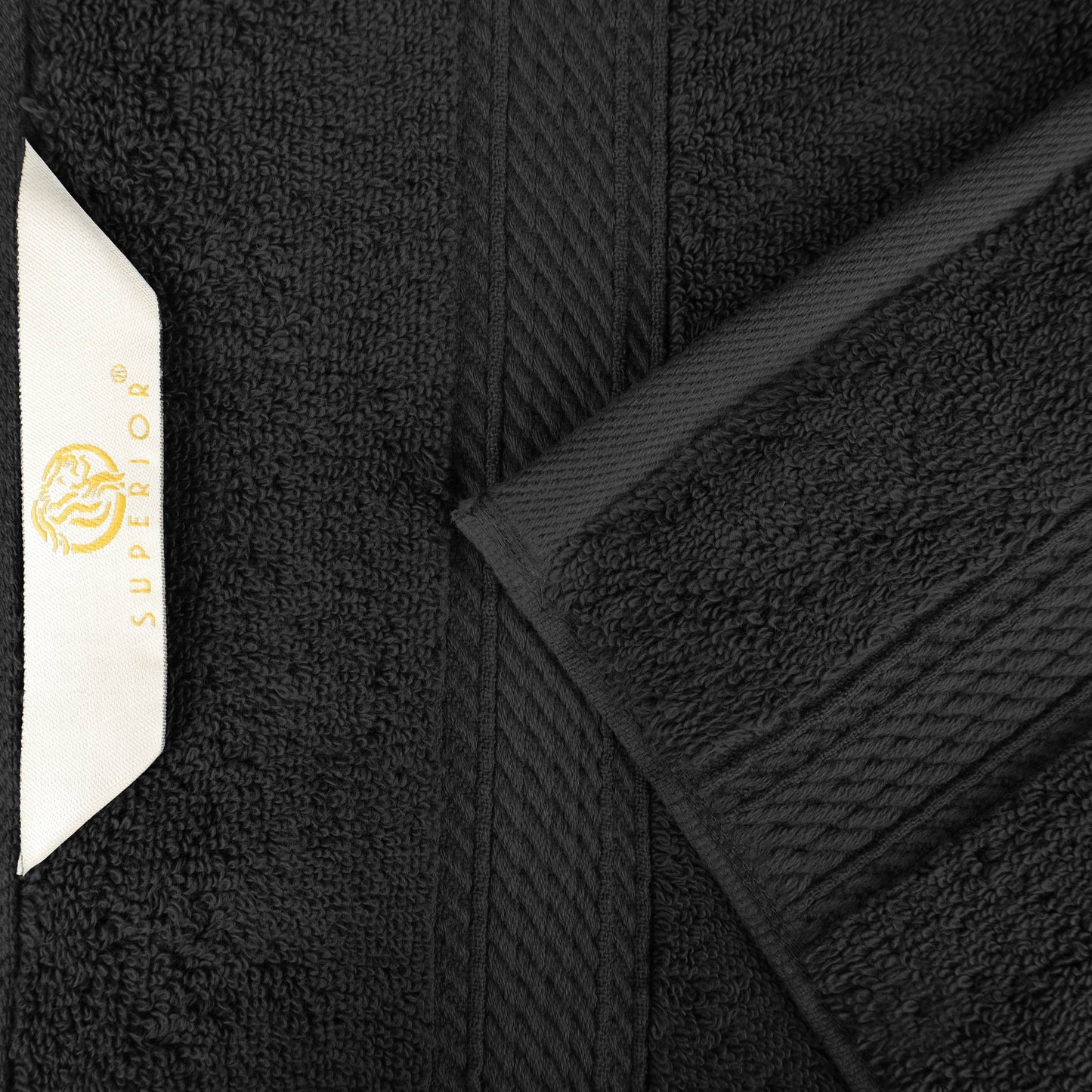 Ensemble de 10 serviettes en coton égyptien épais de qualité supérieure