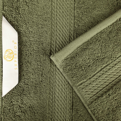 Ensemble de 10 serviettes en coton égyptien épais de qualité supérieure