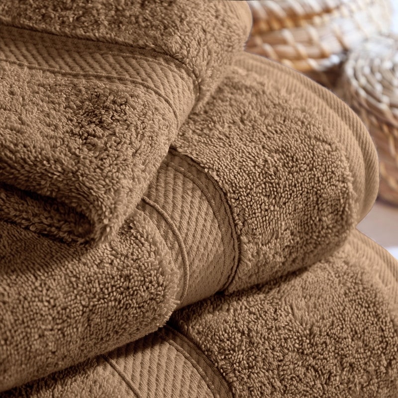 Ensemble de 3 serviettes épaisses en coton égyptien de qualité supérieure