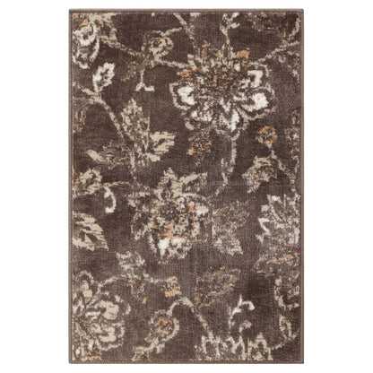 Tapis d'intérieur de style jacobéen à motifs floraux de qualité supérieure