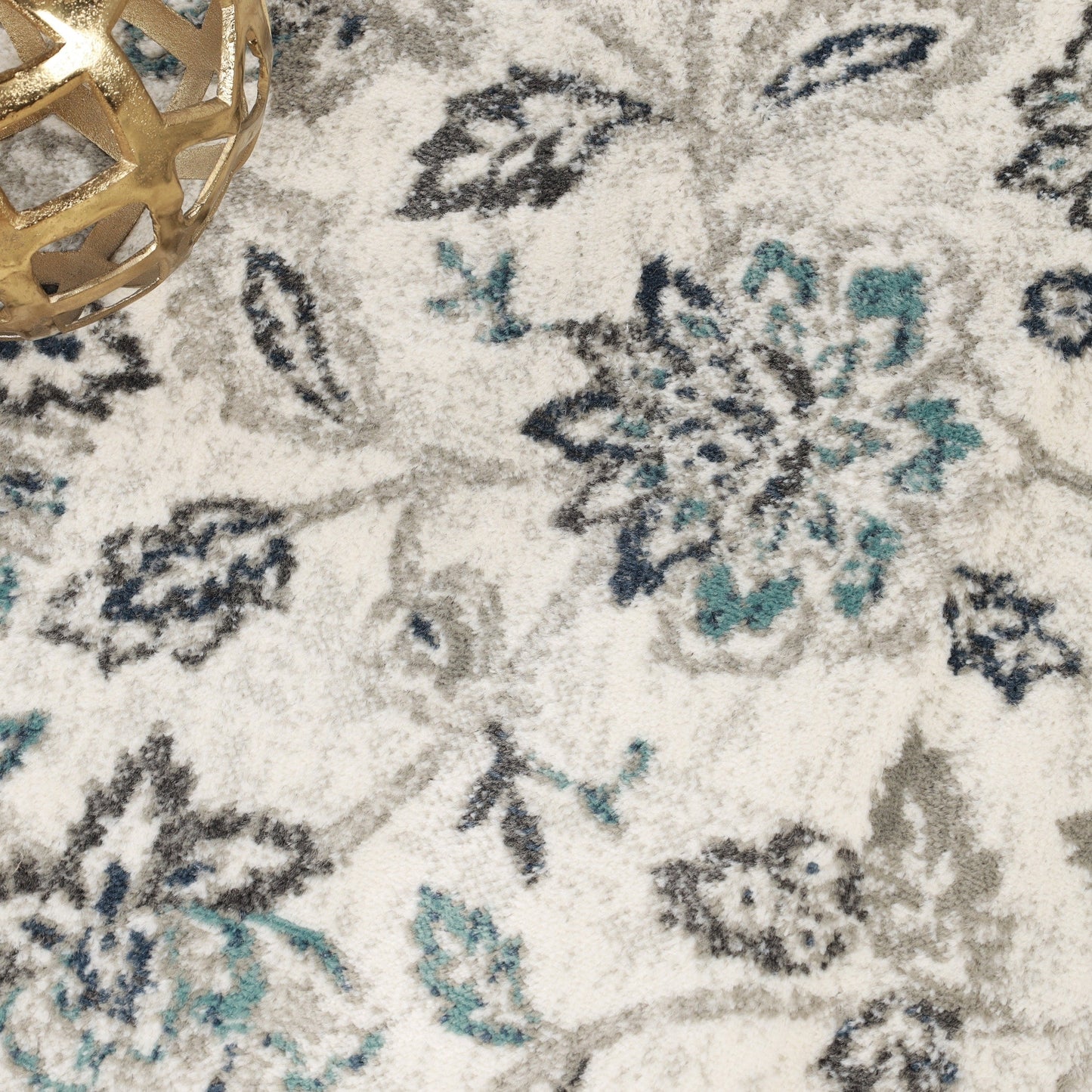 Tapis d'intérieur de style jacobéen à motifs floraux de qualité supérieure