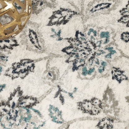 Tapis d'intérieur de style jacobéen à motifs floraux de qualité supérieure