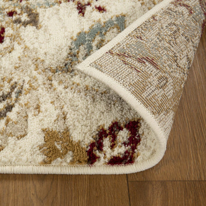 Tapis d'intérieur de style jacobéen à motifs floraux de qualité supérieure