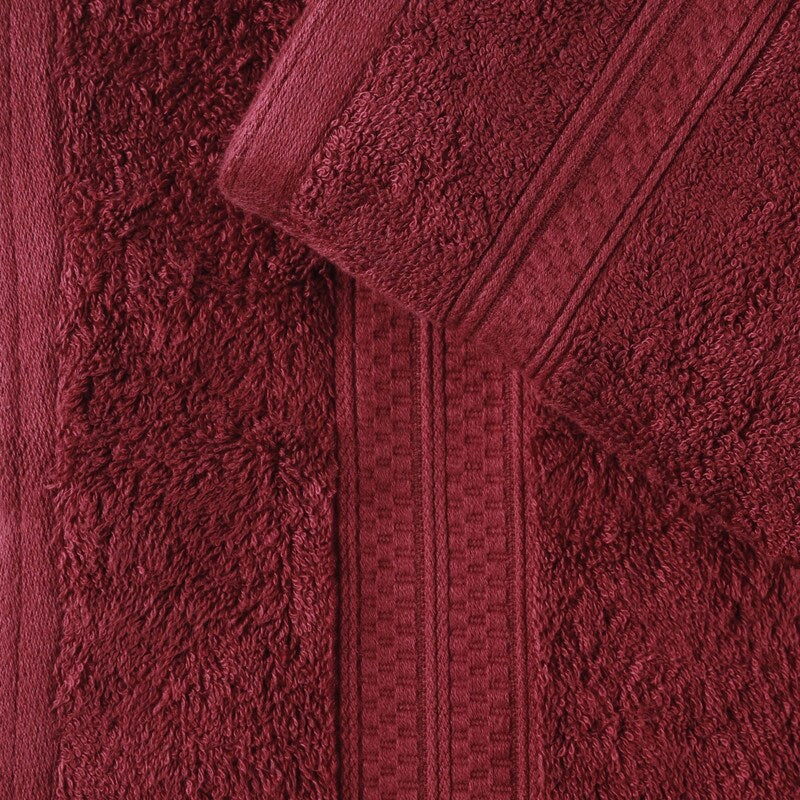 Ensemble de 18 serviettes de bain en rayonne de bambou et coton de qualité supérieure (6 serviettes de bain, 6 serviettes à main, 6 serviettes pour le visage)