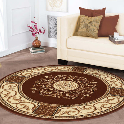 Tapis d'intérieur grand format de style traditionnel de qualité supérieure