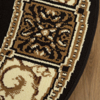 Tapis d'intérieur grand format de style traditionnel de qualité supérieure
