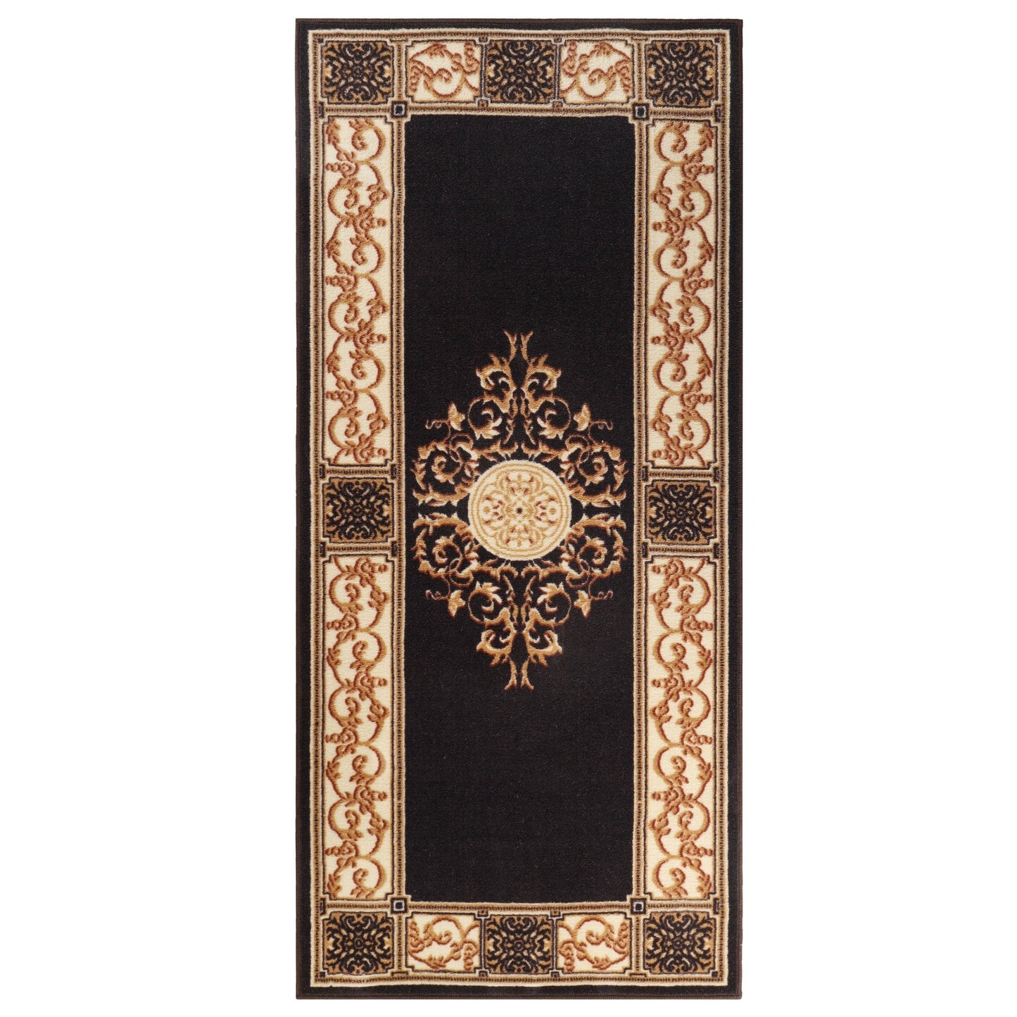 Tapis d'intérieur grand format de style traditionnel de qualité supérieure