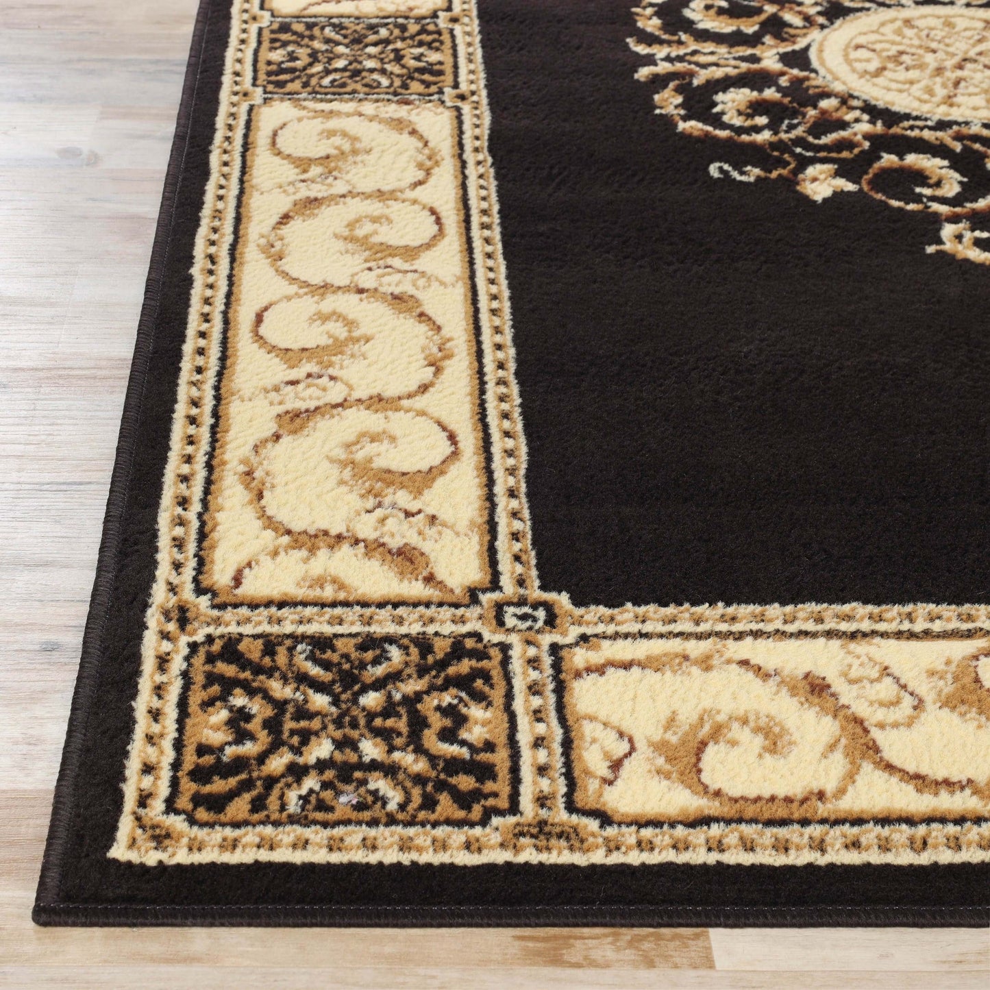 Tapis d'intérieur grand format de style traditionnel de qualité supérieure