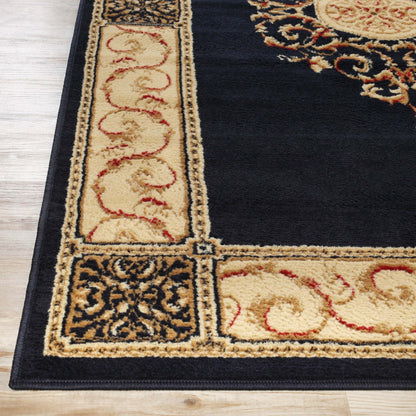 Tapis d'intérieur grand format de style traditionnel de qualité supérieure
