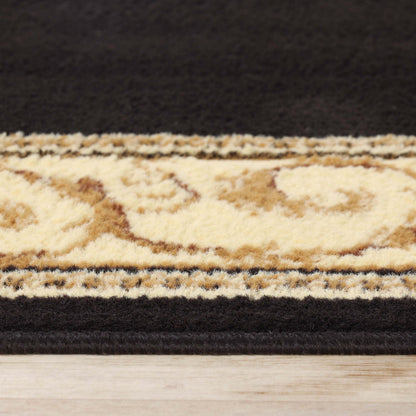 Tapis d'intérieur grand format de style traditionnel de qualité supérieure