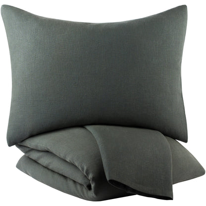 Parure de lit en lin uni Suzzy d'Artistic Weavers