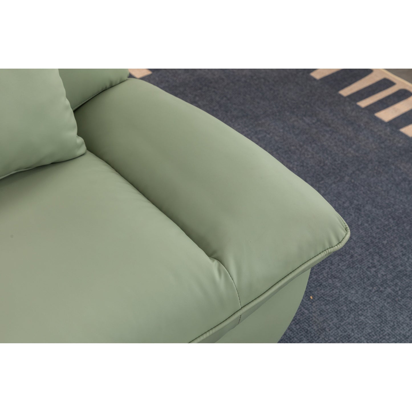 Fauteuil inclinable pivotant et électrique avec haut-parleurs Bluetooth, support de téléphone, ports de charge USB et Type-C, rangement dissimulé dans les accoudoirs