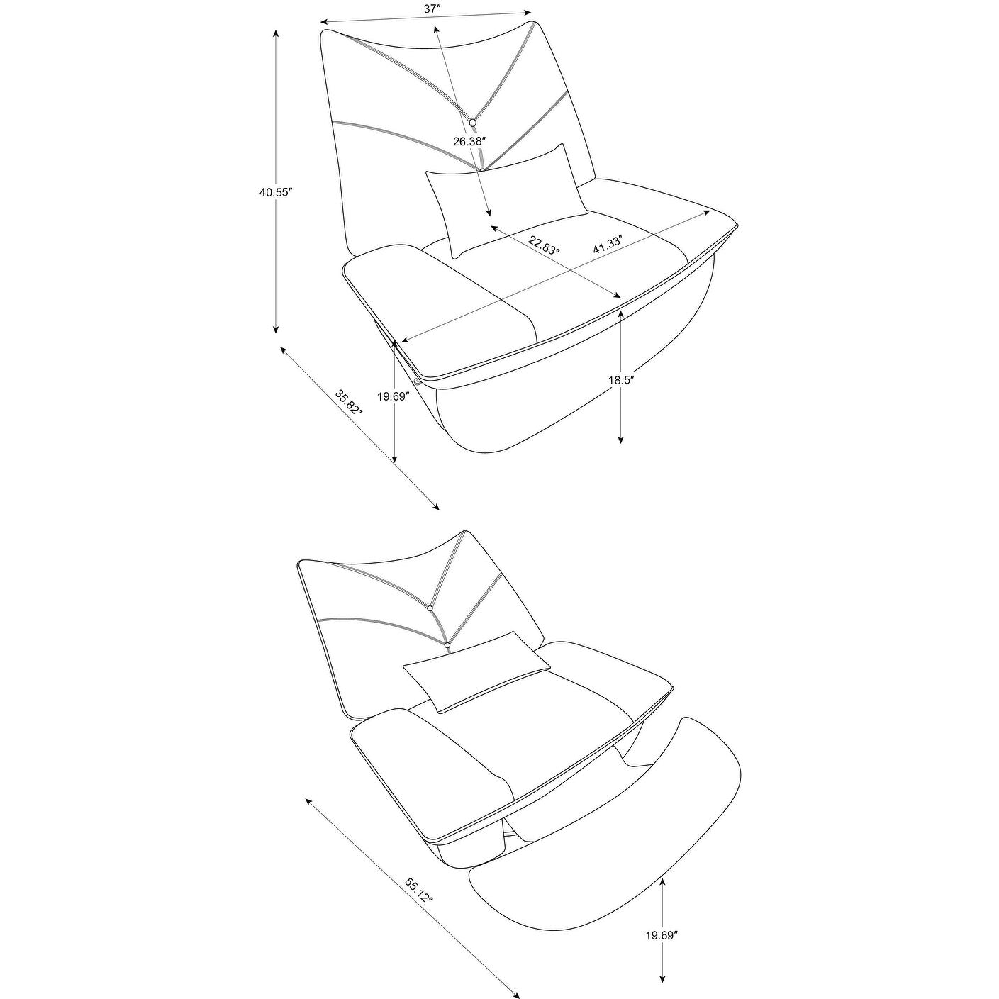 Fauteuil inclinable pivotant et électrique avec haut-parleurs Bluetooth, support de téléphone, ports de charge USB et Type-C, rangement dissimulé dans les accoudoirs