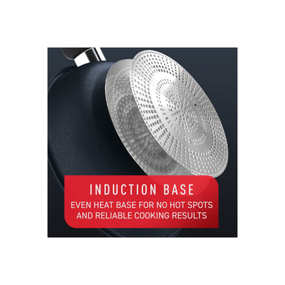 Batterie de cuisine antiadhésive T-fal Platinum avec base à induction, collection Unlimited Cookware, 12 pièces