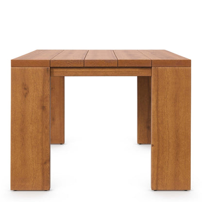 Ensemble de meubles de patio extérieur Tahoe en bois d'acacia, 5 pièces